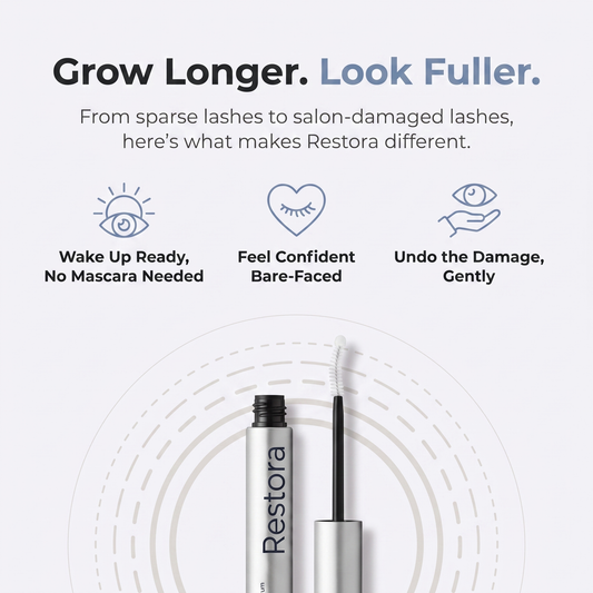 Restora Lash Elixir | 2-in-1 Peptide Growth & Tint Serum